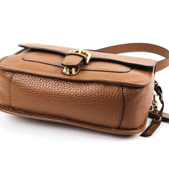 MICHAEL KORS Luggage Leather Cooper Lrg Messenger 5212 - Picture 8 of 10